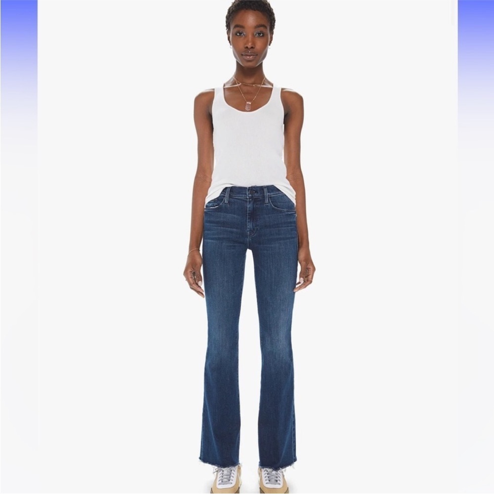 MOTHER The Weekender Fray Size 34 NWT